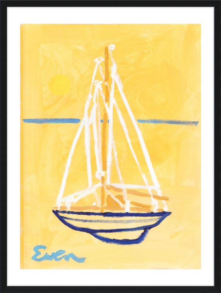Giclée Print // Sailboat (Golden Hour)