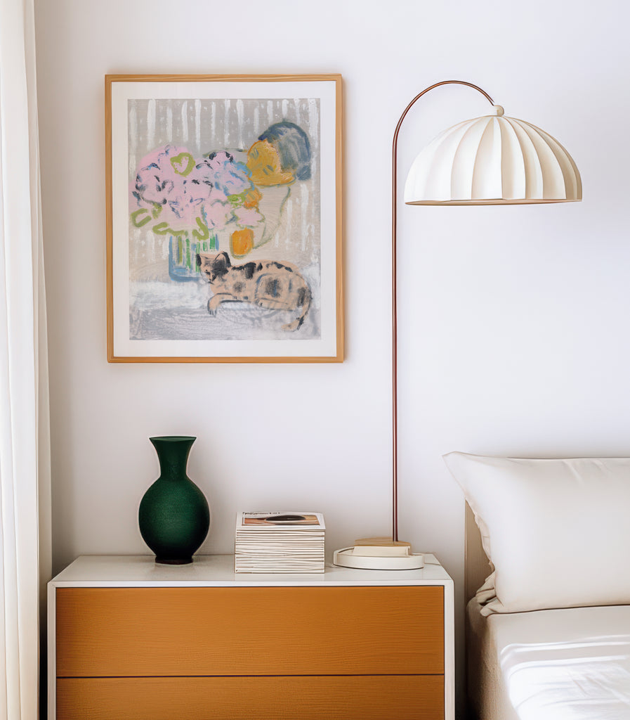 Giclée Print // Cat Painting: I Like the Little They Know, Which is So Much