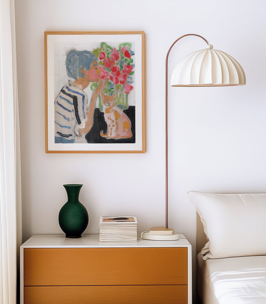 Giclée Print // Cat Painting: I Think of Beauty As An Absolute Necessity (new)