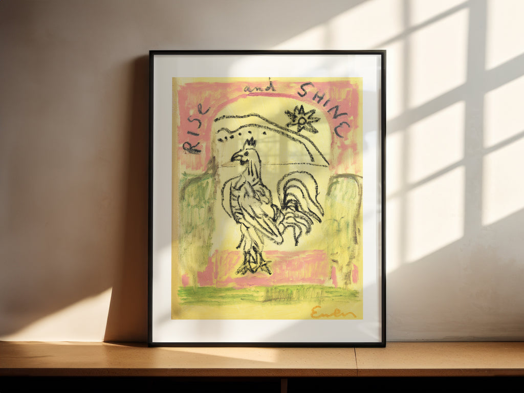 Giclée Print // Rise and Shine Rooster