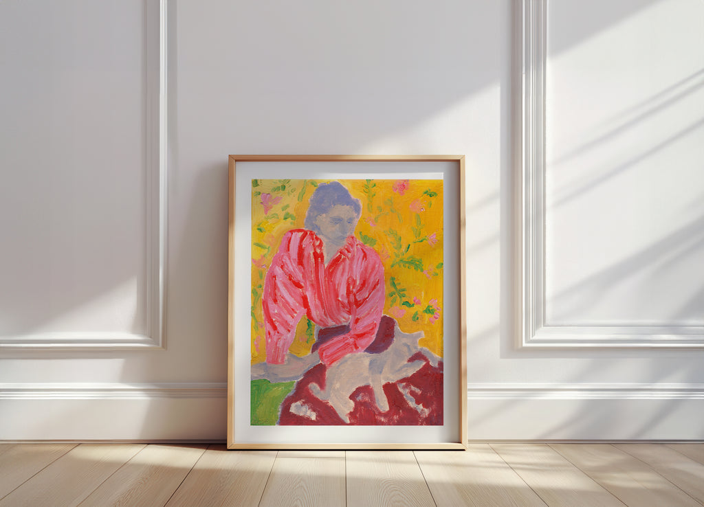 Giclée Print // Cat Painting: Those Who Will Play With Cats Must Expect To Be Scratched