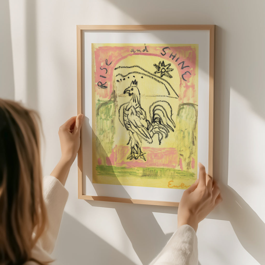 Giclée Print // Rise and Shine Rooster