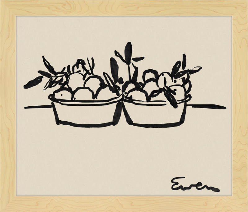 Giclée Print // Oranges in Bowls