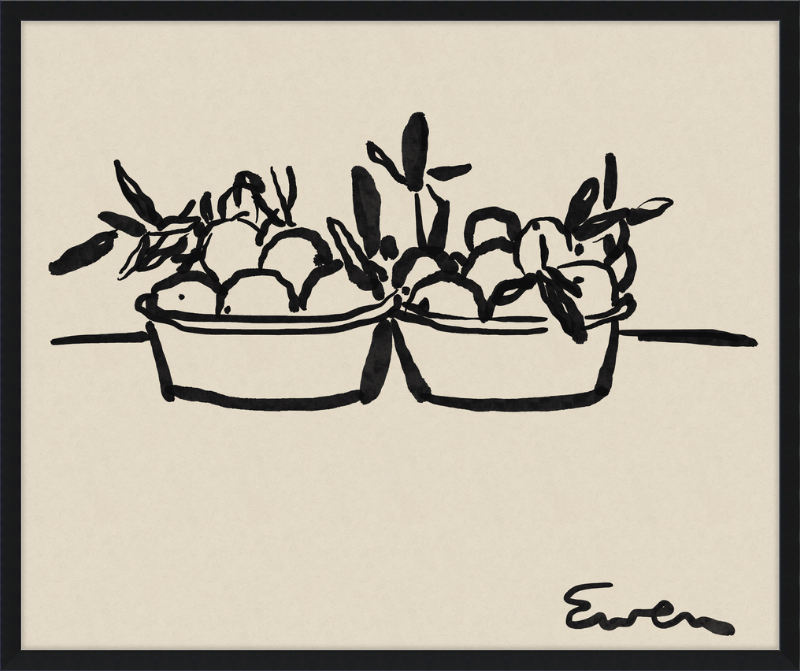 Giclée Print // Oranges in Bowls