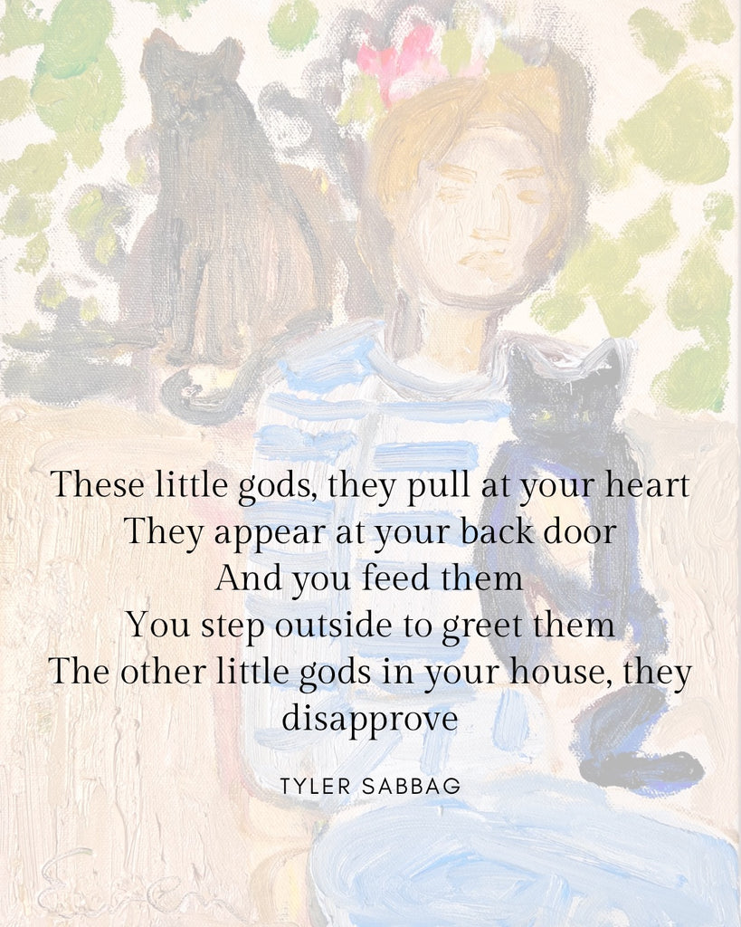 Cat Painting // These Little Gods, They Pull At Your Heart