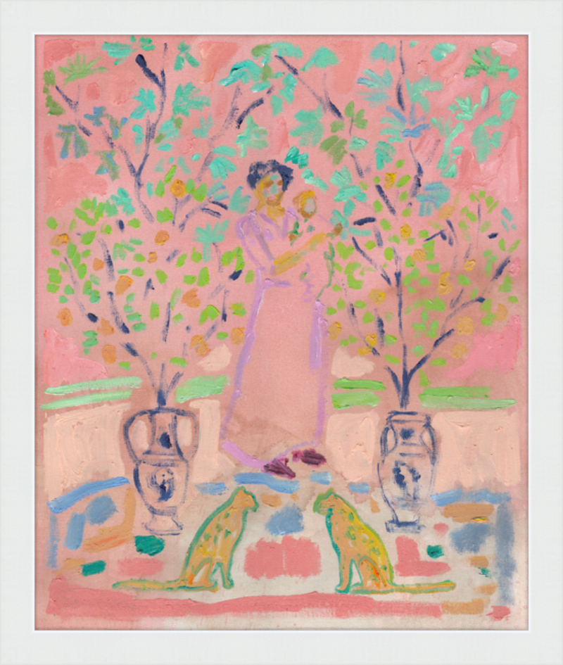 Giclée Print // Mother and Child (With Pair of Golden Cats)