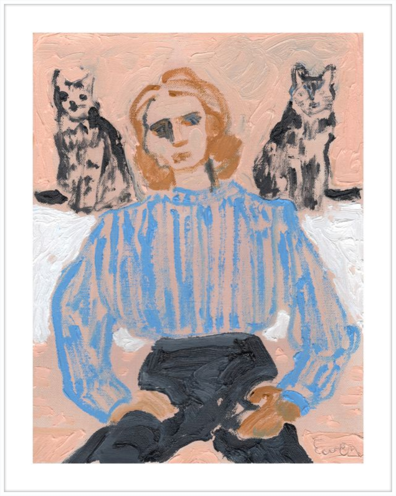 Giclée Print // Responsible Forever For What You Have Tamed (Cat Painting Series)