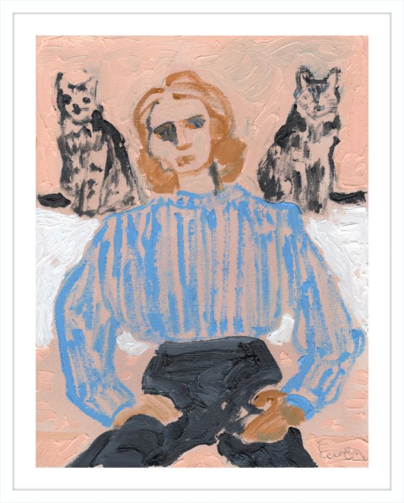 Giclée Print // Responsible Forever For What You Have Tamed (Cat Painting Series)