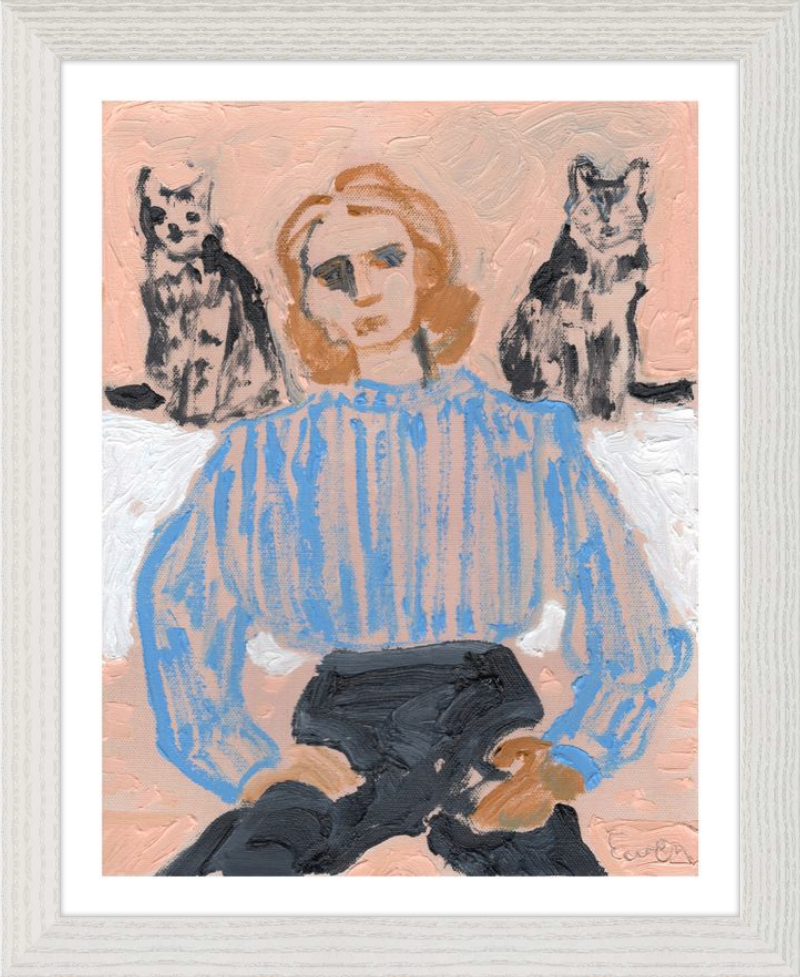 Giclée Print // Responsible Forever For What You Have Tamed (Cat Painting Series)