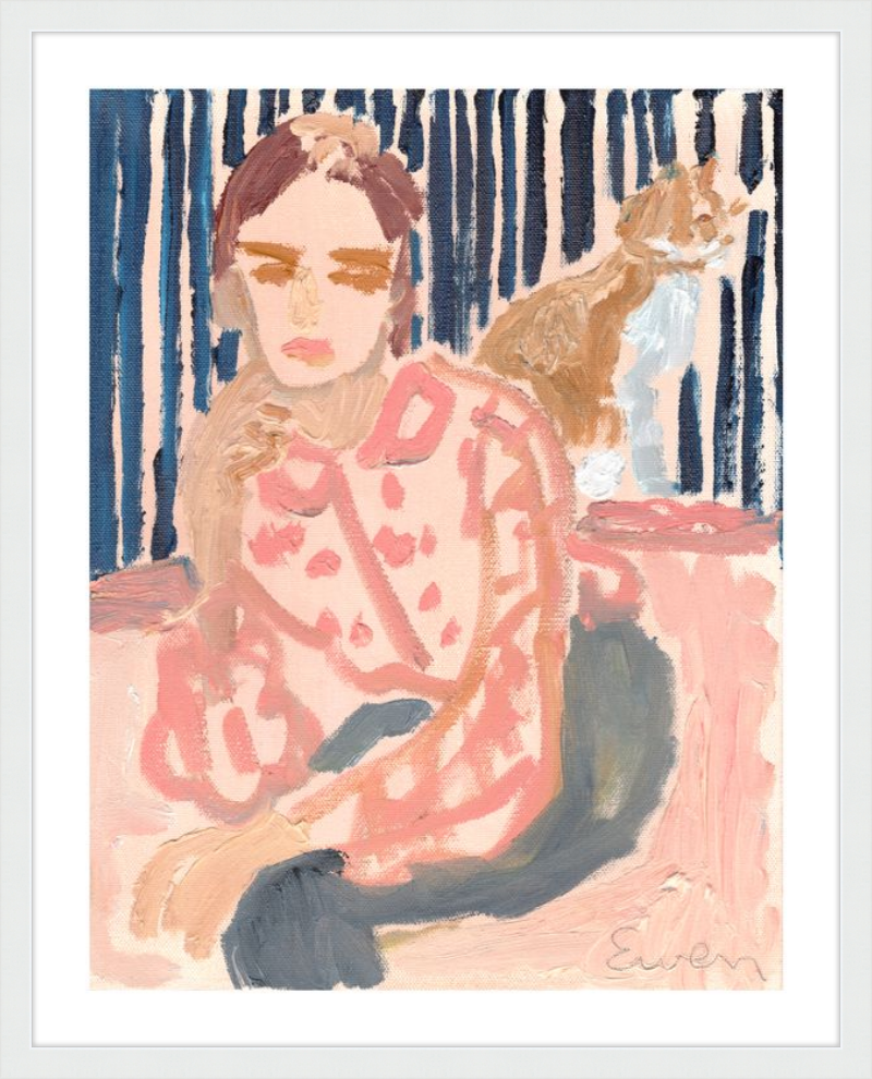 Giclée Print // Beauties That Exceed The Vocabulary (Cat Painting Series)