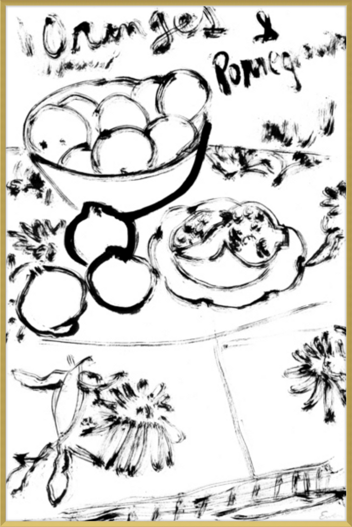 Giclée Print // Oranges & Pomegranates