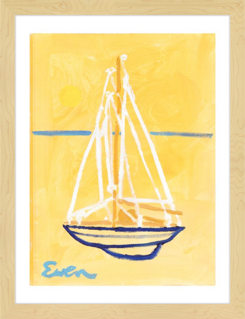Giclée Print // Sailboat (Golden Hour)