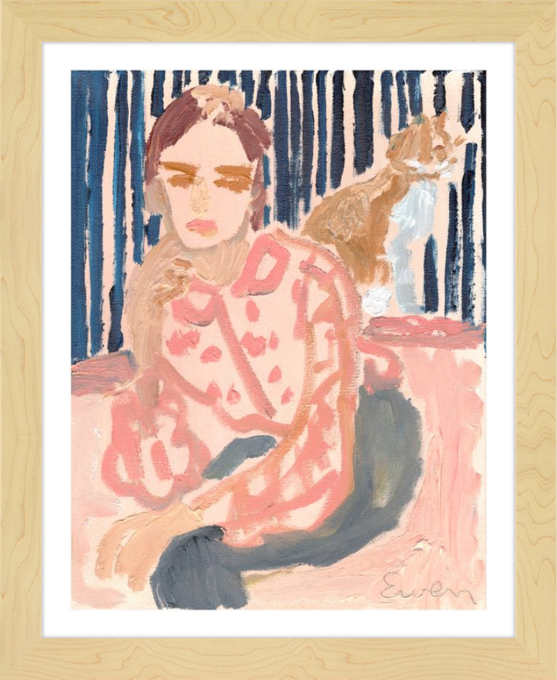 Giclée Print // Beauties That Exceed The Vocabulary (Cat Painting Series)