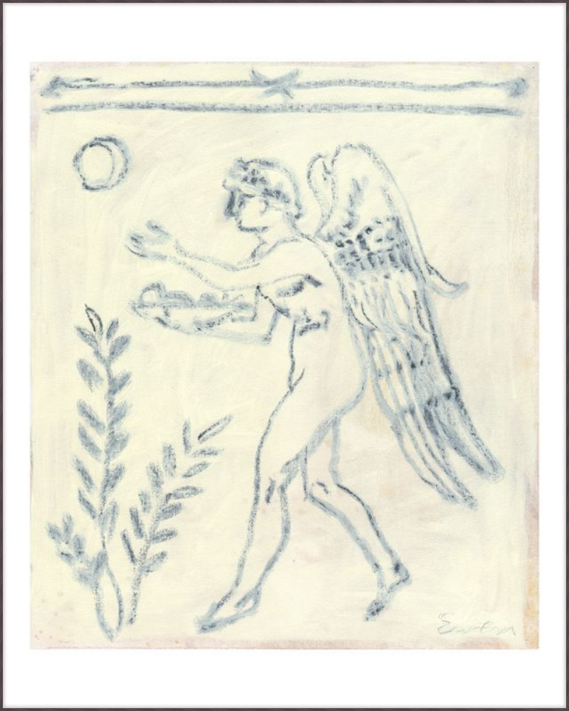 Giclée Print // Angel Facing Left (Novella) 2 | Anne-Louise Ewen