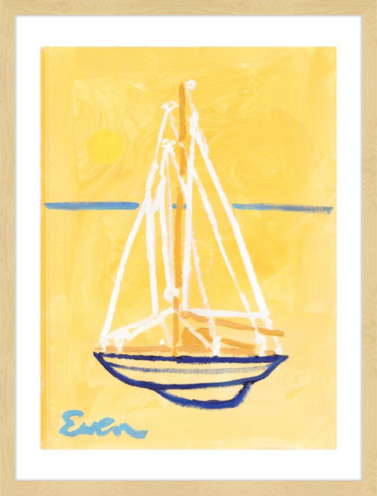 Giclée Print // Sailboat (Golden Hour)
