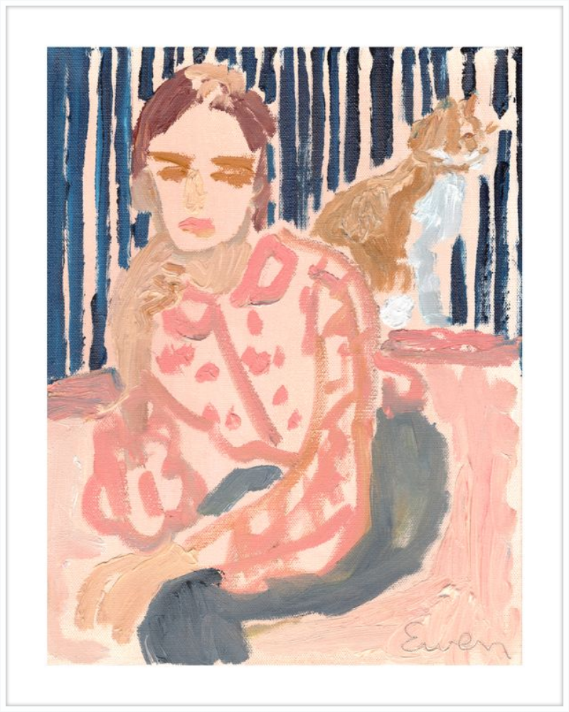 Giclée Print // Beauties That Exceed The Vocabulary (Cat Painting Series)