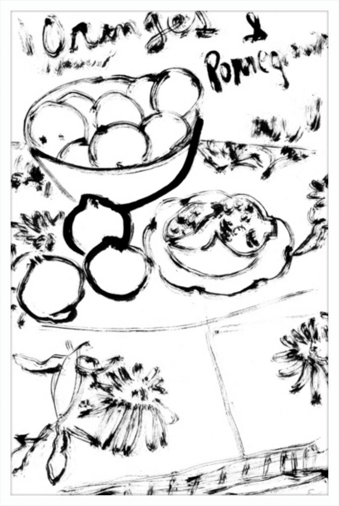 Giclée Print // Oranges & Pomegranates