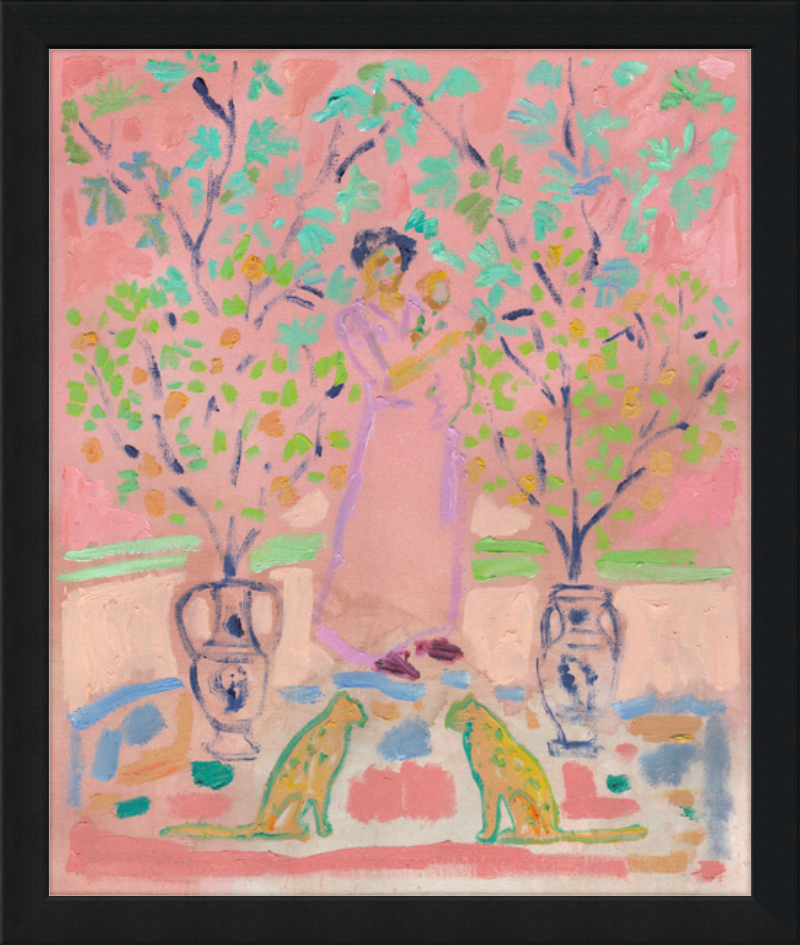 Giclée Print // Mother and Child (With Pair of Golden Cats)