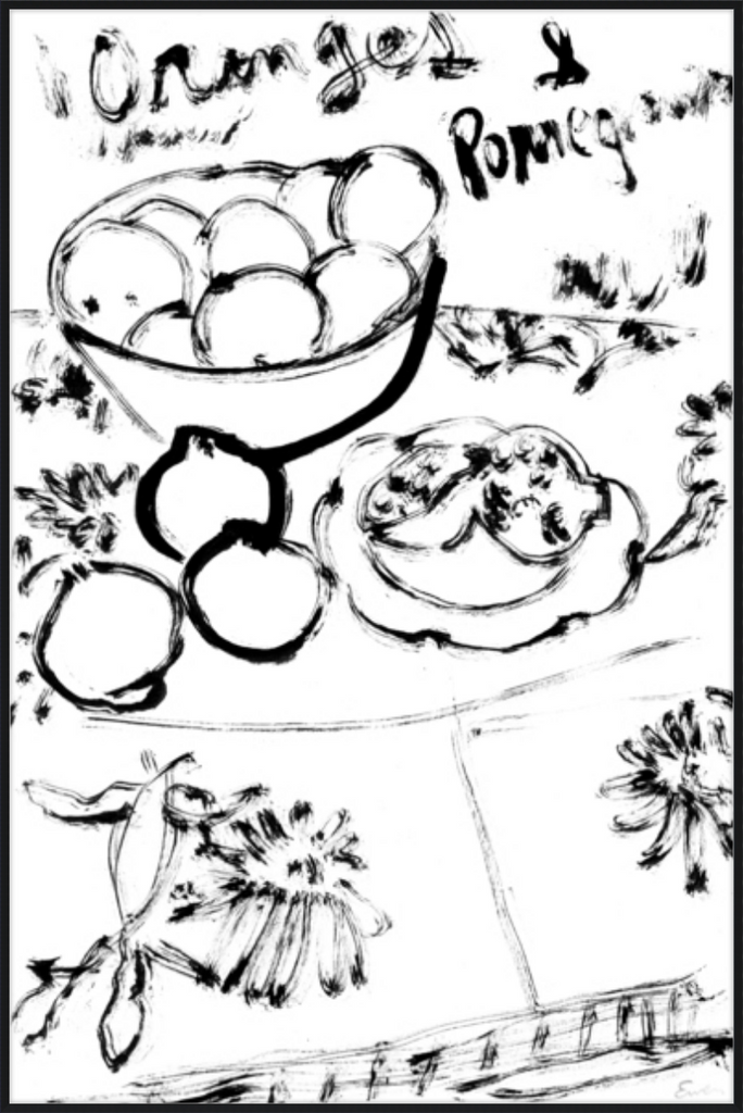 Giclée Print // Oranges & Pomegranates