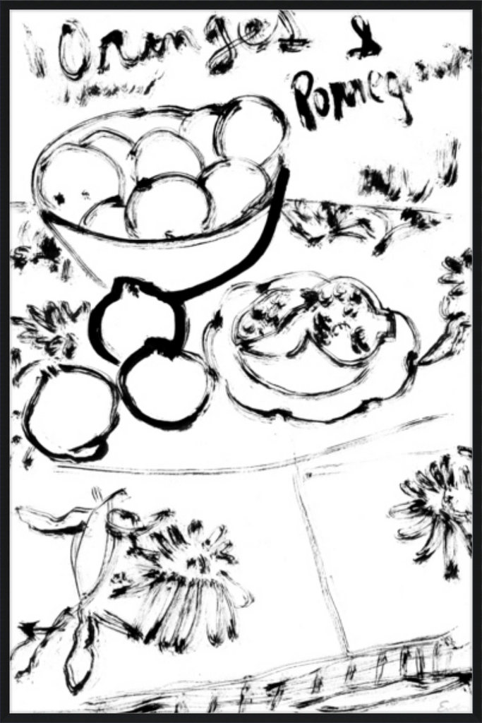 Giclée Print // Oranges & Pomegranates