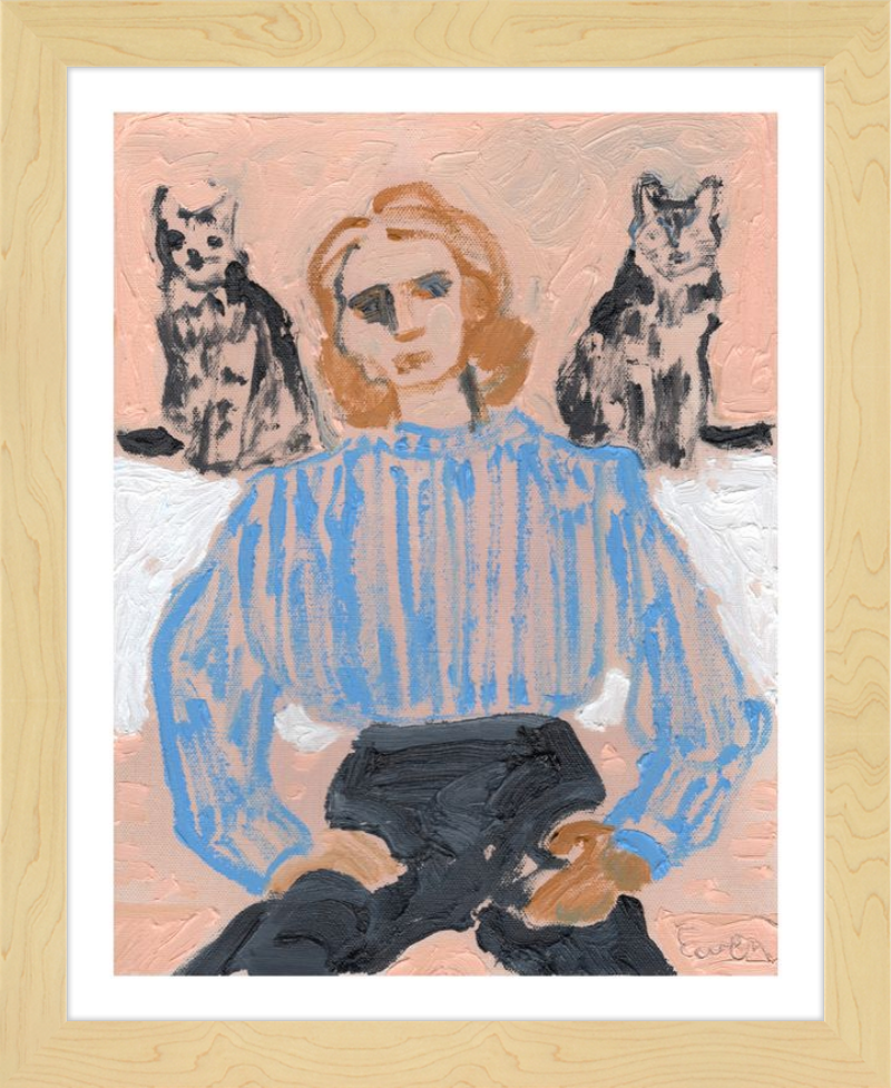 Giclée Print // Responsible Forever For What You Have Tamed (Cat Painting Series)
