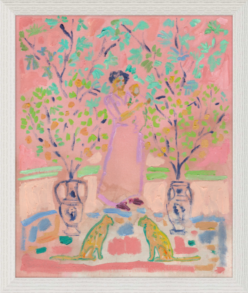 Giclée Print // Mother and Child (With Pair of Golden Cats)