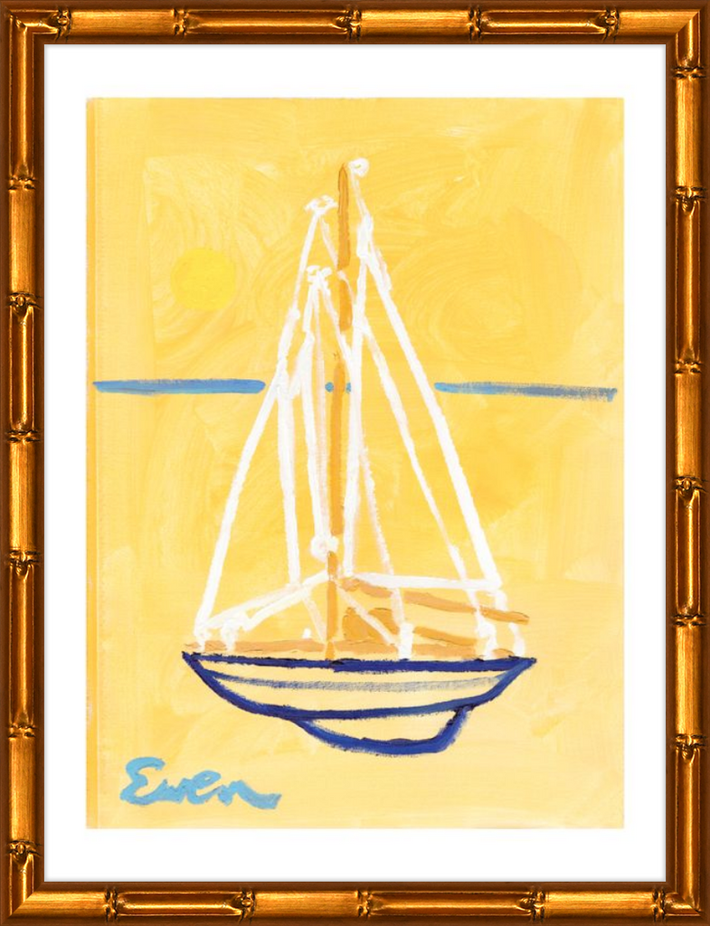 Giclée Print // Sailboat (Golden Hour)