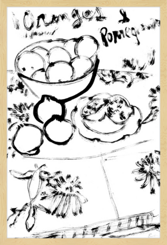Giclée Print // Oranges & Pomegranates
