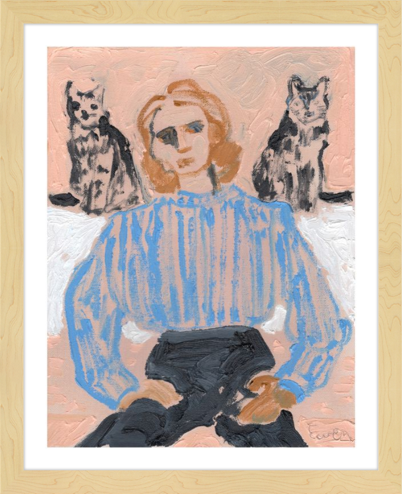 Giclée Print // Responsible Forever For What You Have Tamed (Cat Painting Series)