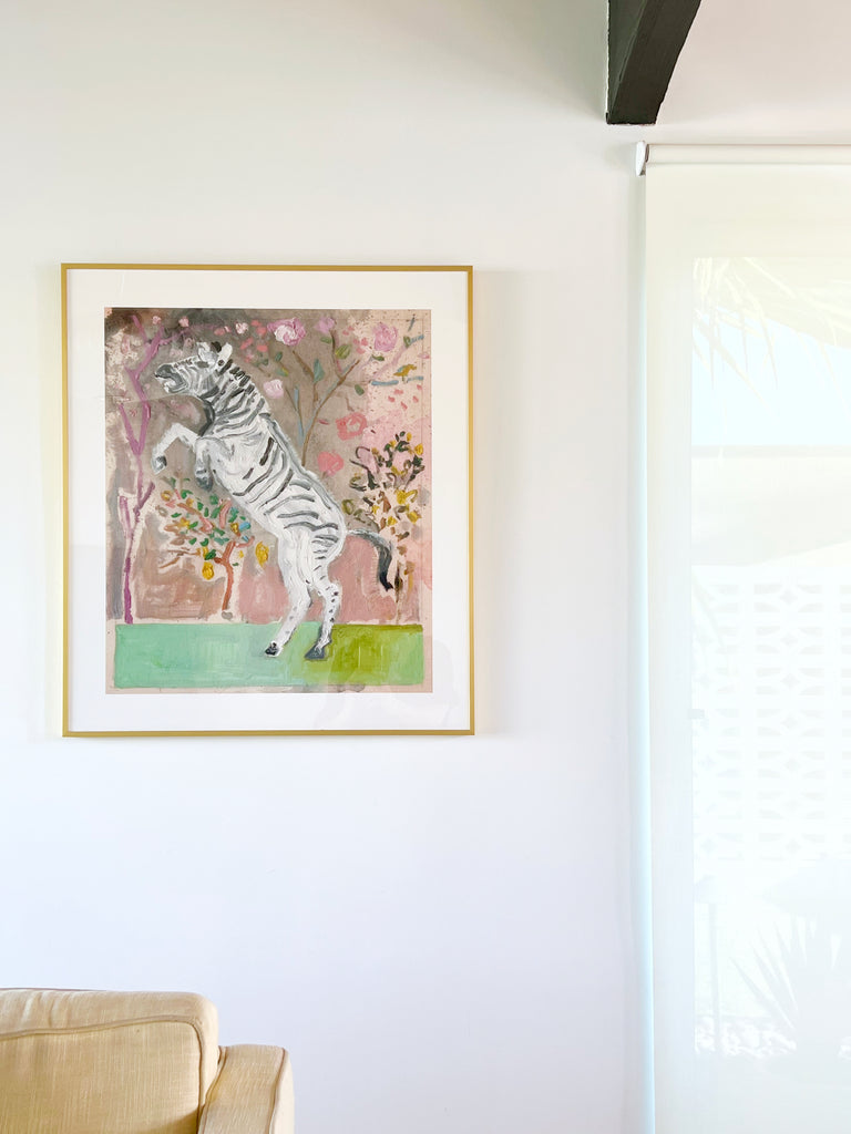 Giclée Print // Zebra (Facing Left)