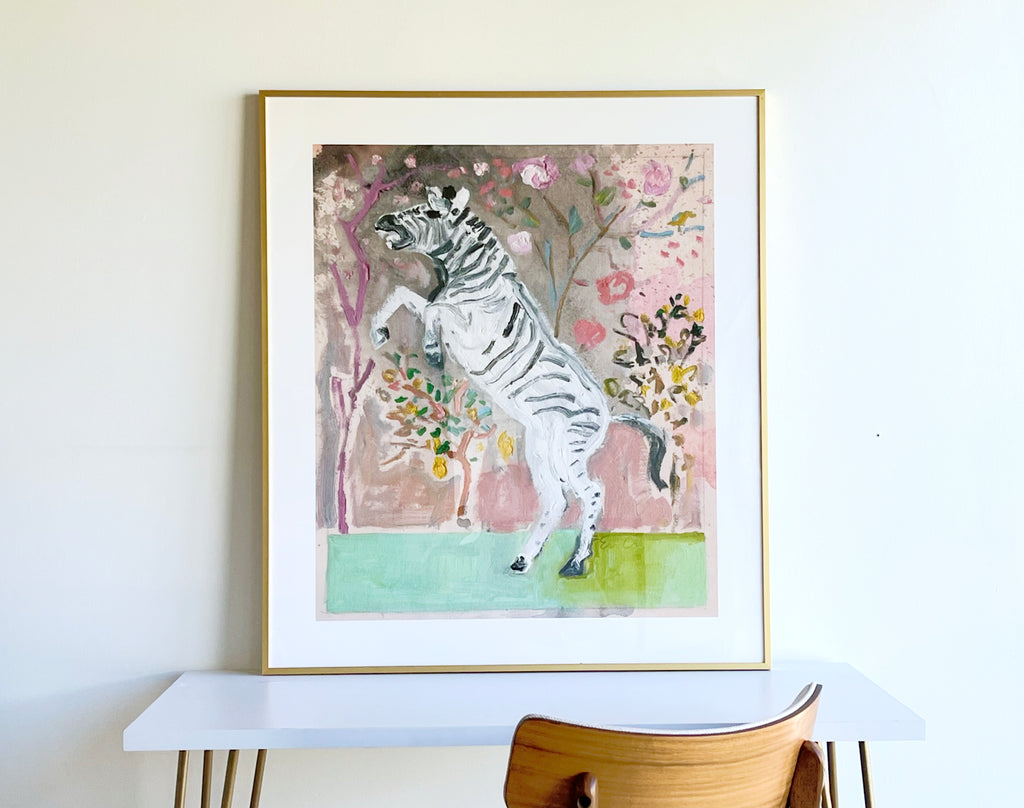 Giclée Print // Zebra (Facing Left)
