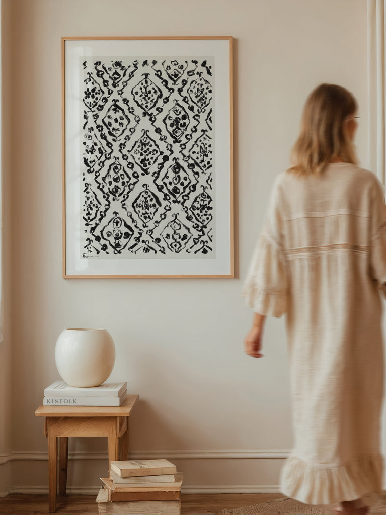 Framed Print // Moroccan Rug