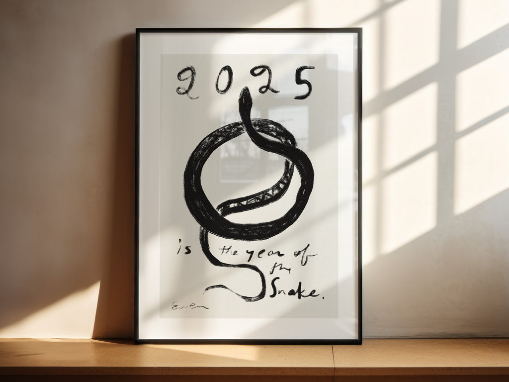 Giclée Print // 2025 is the Year of the Snake