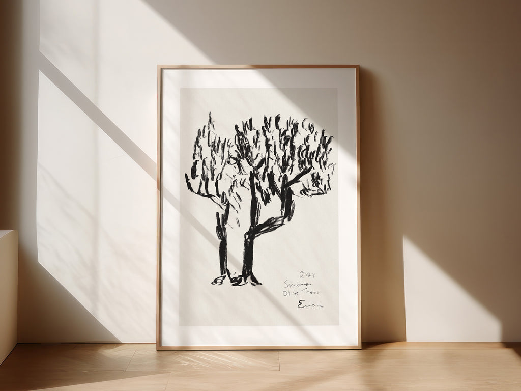 Giclée Print // Olive Trees, Sonoma, 2024