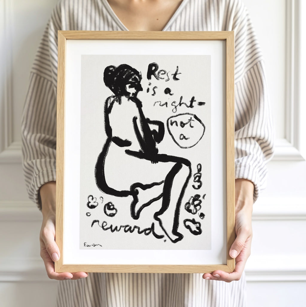 Giclée Print // Rest is a Right, Not a Reward