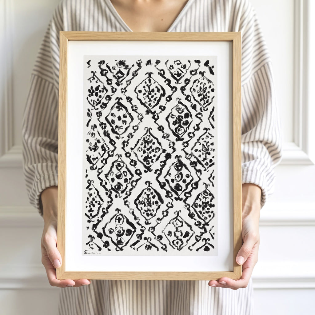 Framed Print // Moroccan Rug