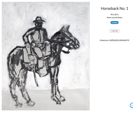 Oil Painting // Horseback No. 1