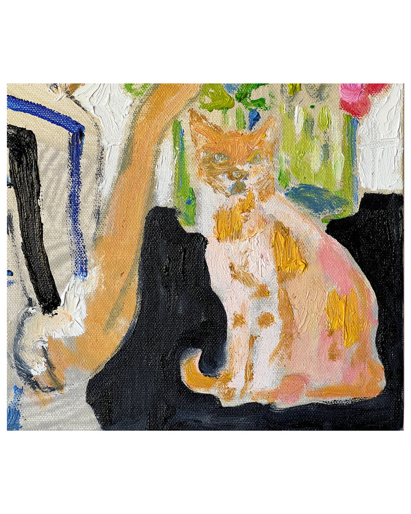 Cat Painting // I Think of Beauty As An Absolute Necessity