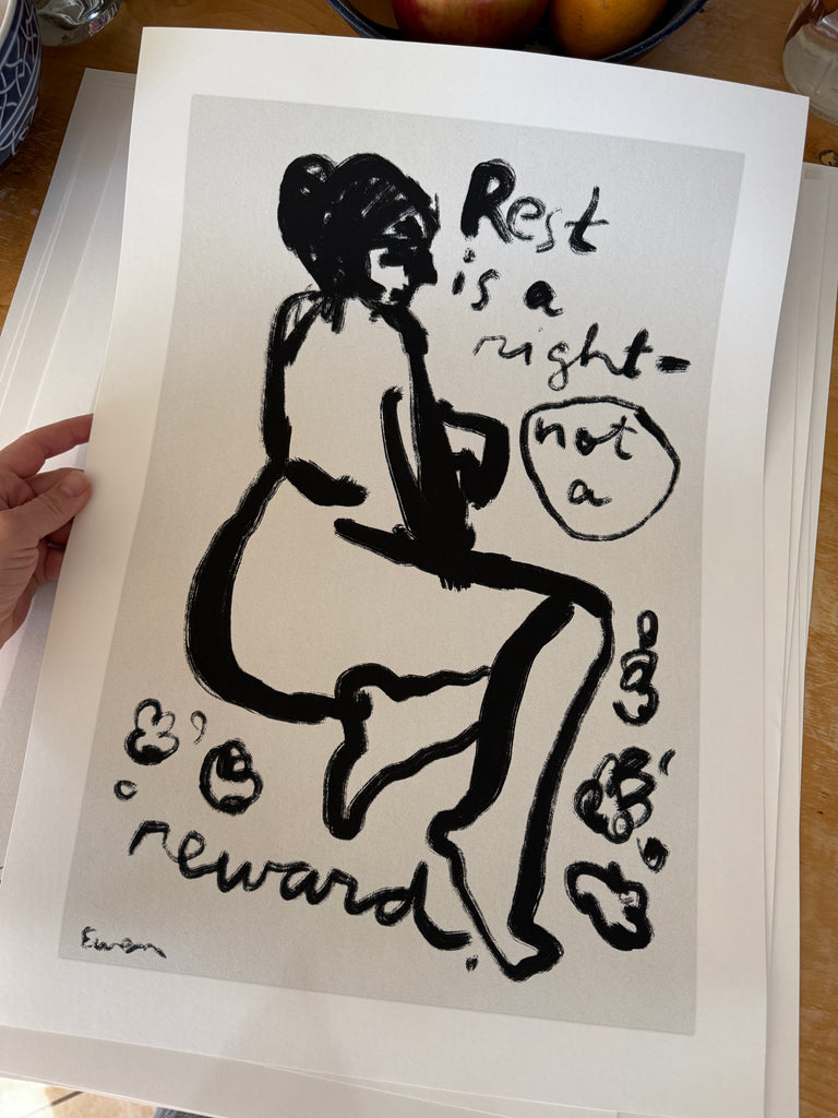 Giclée Print // Rest is a Right, Not a Reward