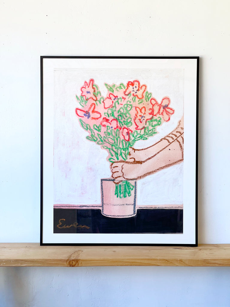 Giclée Print // Arranging the Anemones