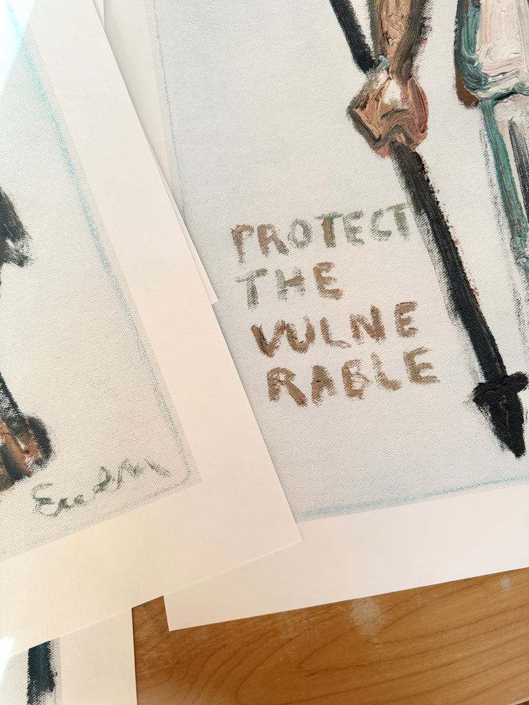 Giclée Print // Protect The Vulnerable (Warrior Goddess No. 1)