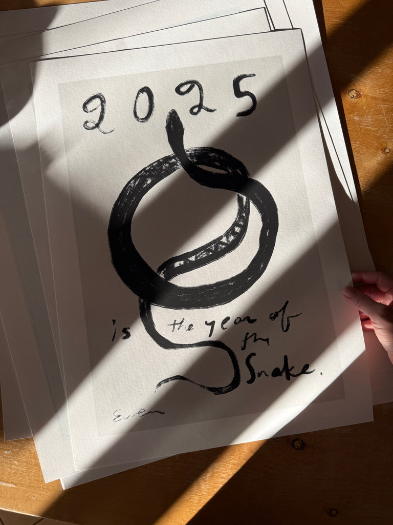 Giclée Print // 2025 is the Year of the Snake