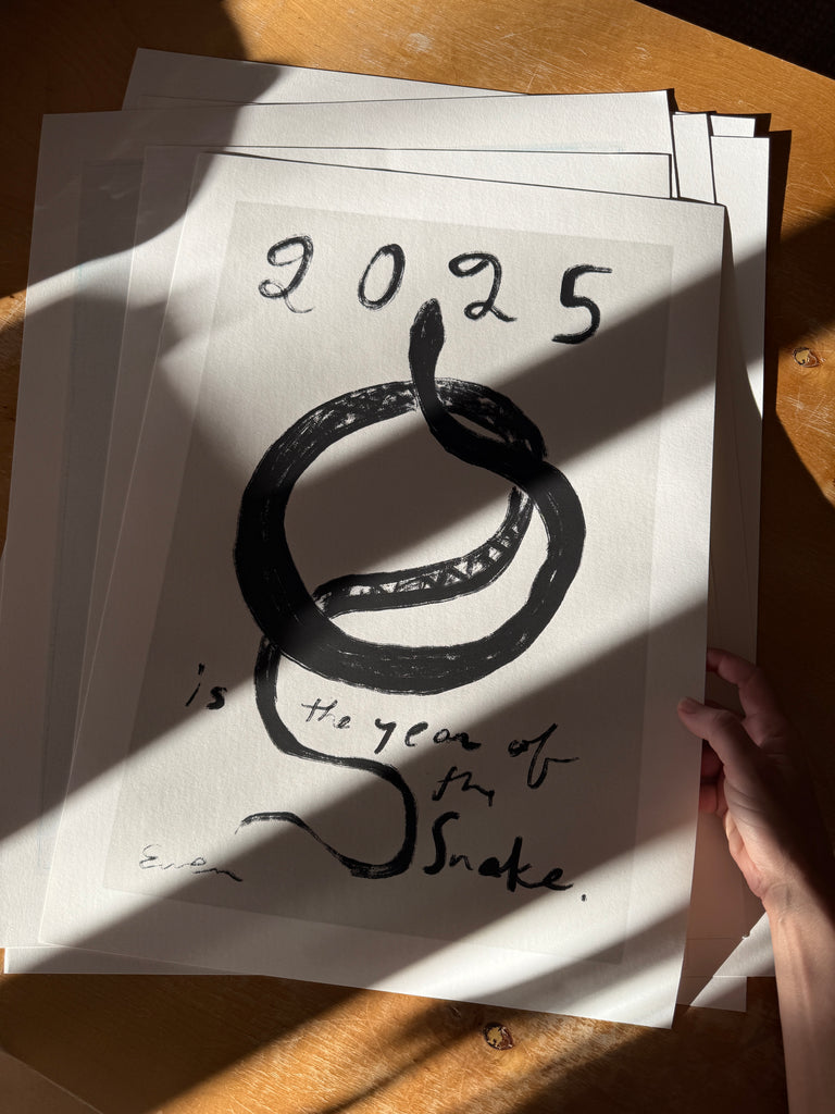 Giclée Print // 2025 is the Year of the Snake