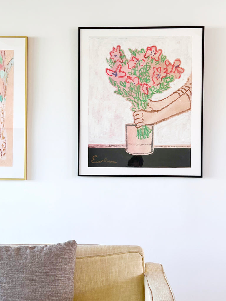 Giclée Print // Arranging the Anemones