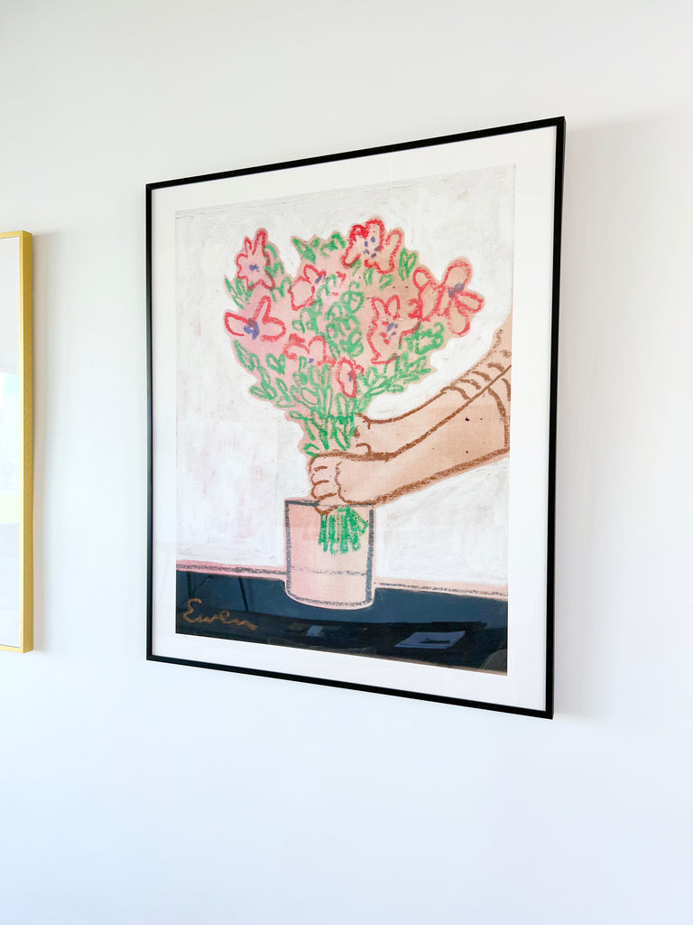 Giclée Print // Arranging the Anemones