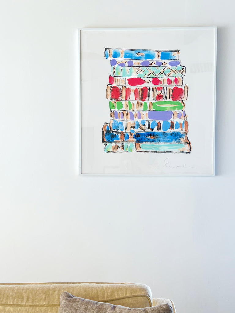 Giclée Print // Tsundoku (Stack of Books)