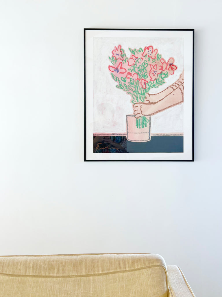 Giclée Print // Arranging the Anemones