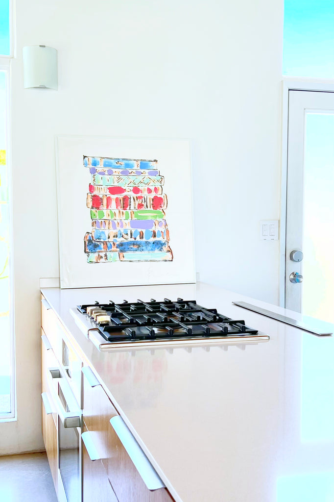 Giclée Print // Tsundoku (Stack of Books)