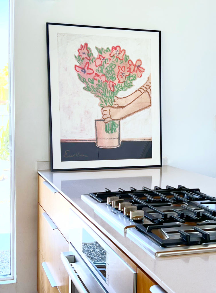 Giclée Print // Arranging the Anemones