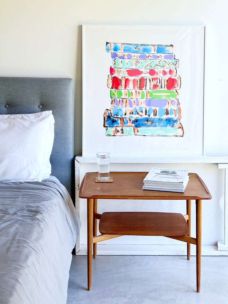 Giclée Print // Tsundoku (Stack of Books)